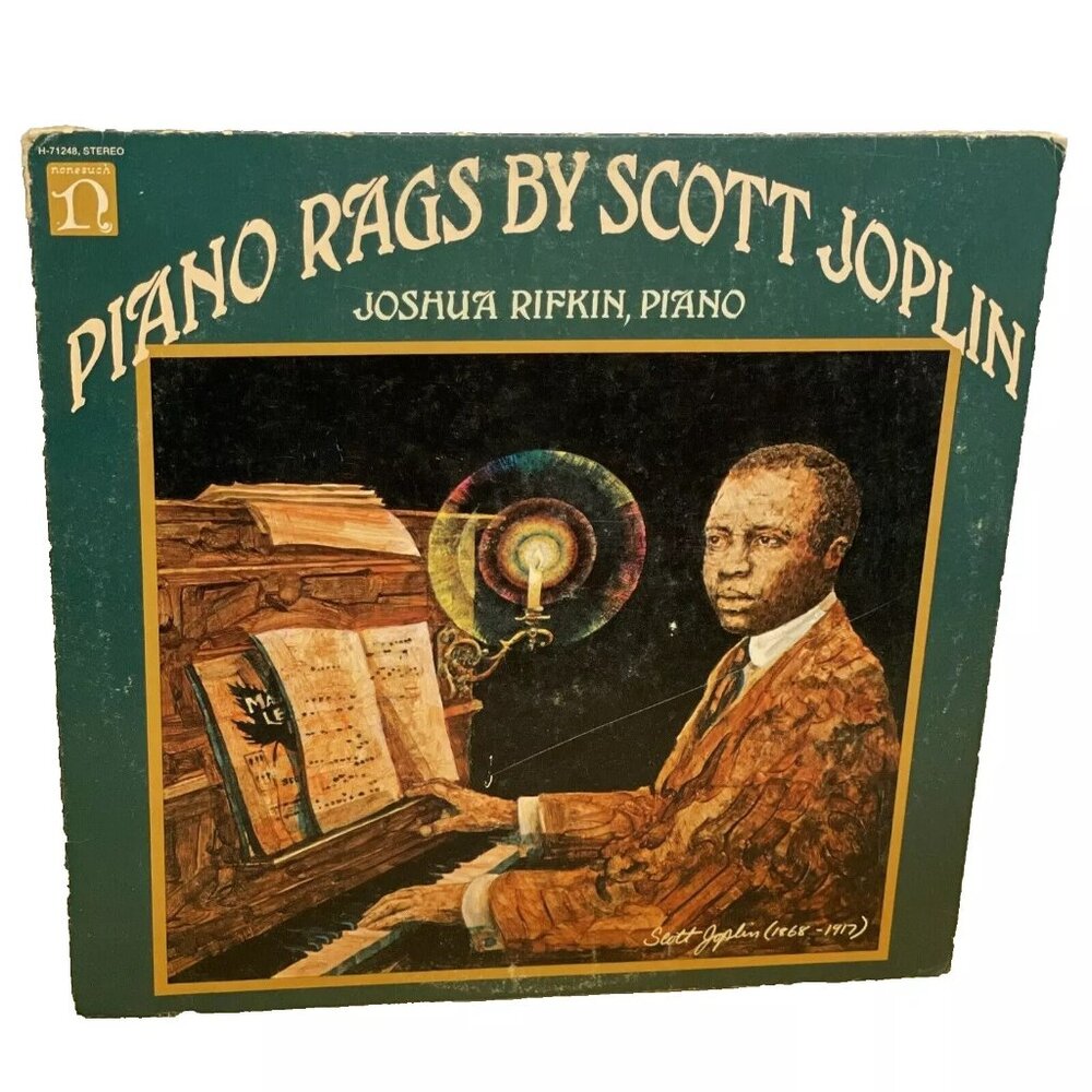 Scott Joplin, Joshua Rifkin Piano Rags (Vinyl, 1970) Nonesuch H-71248 VG LP